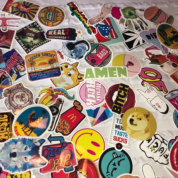 166 skateboard stickers - Picture 3 of 7